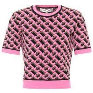 NWT DVF April Top In Guaiava Multi Size Medium